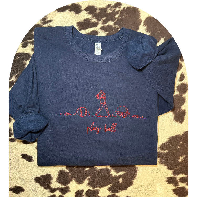 Play Ball Crewneck Sweatshirt