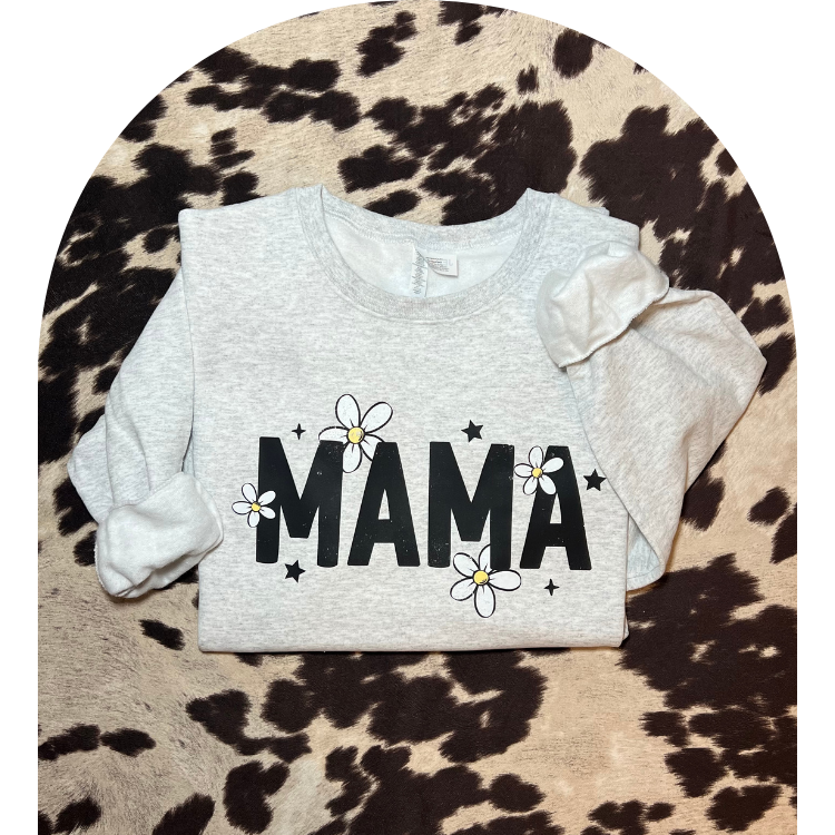 Basic Mama Crewneck Sweatshirt