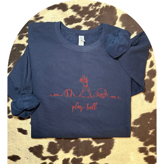 Play Ball Crewneck Sweatshirt