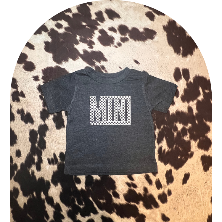 Checkered Mini Toddler Tee