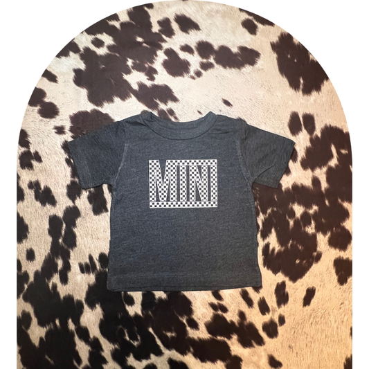 Checkered Mini Toddler Tee